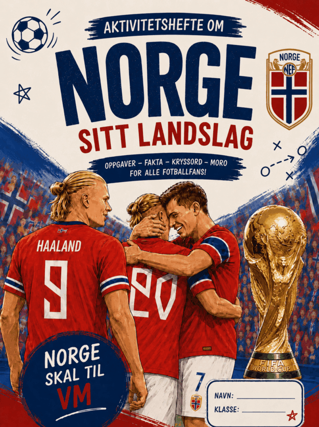 Aktivitetshefte om Norge sitt landslag