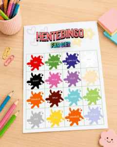 Hentebingo Farger