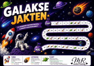 Galaksejakten - multiplikasjonsspill