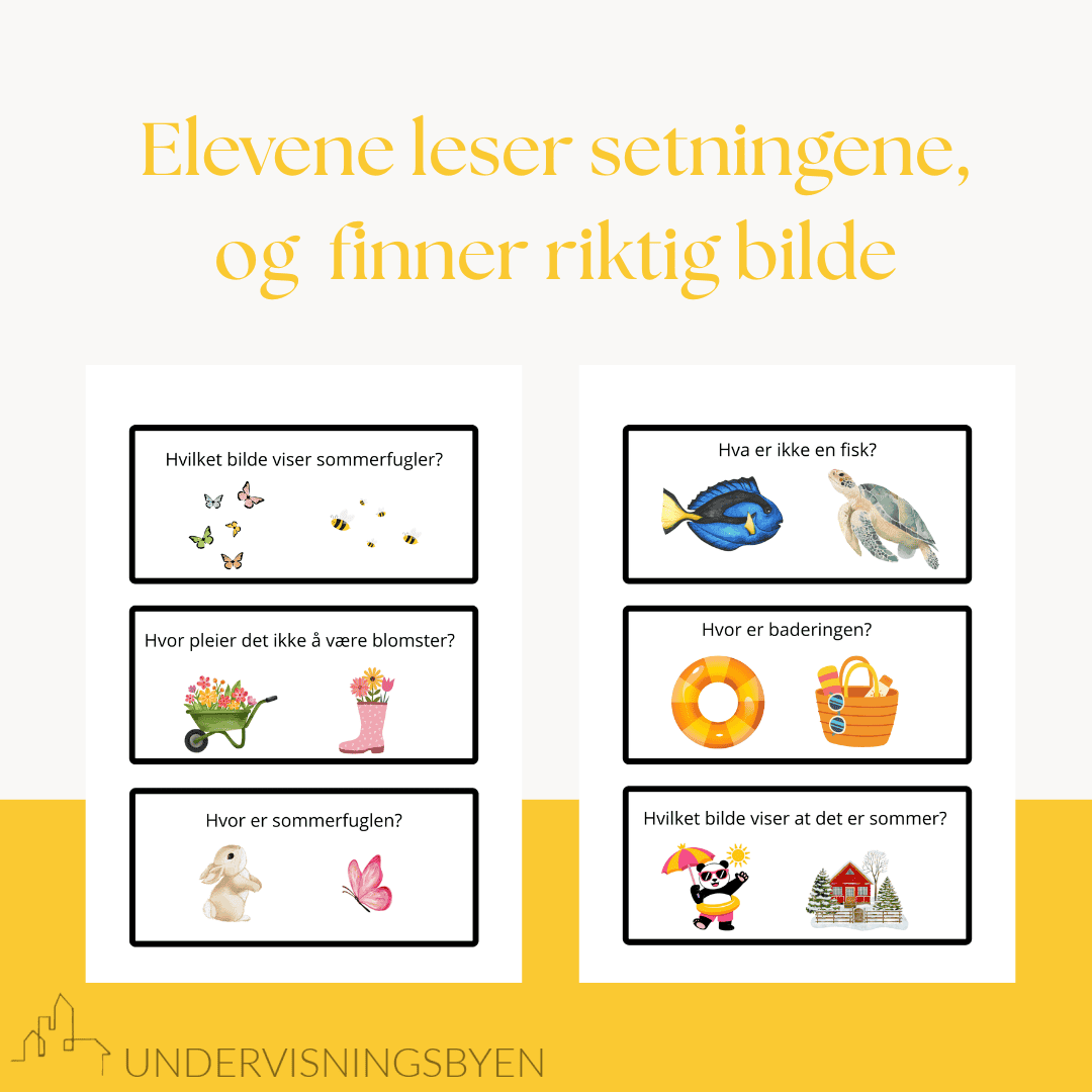 Lesetrening om årstidene - Bilde 2