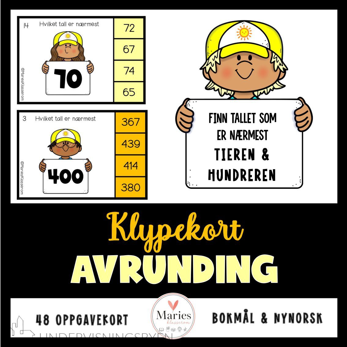 AVRUNDING Klypekort