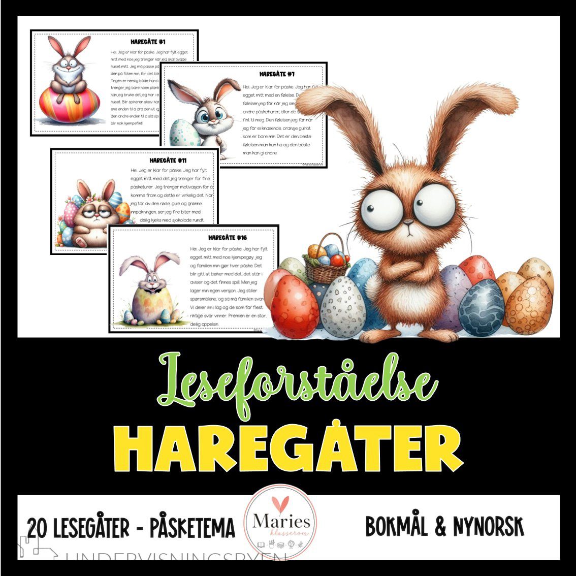 HAREGÅTER påske