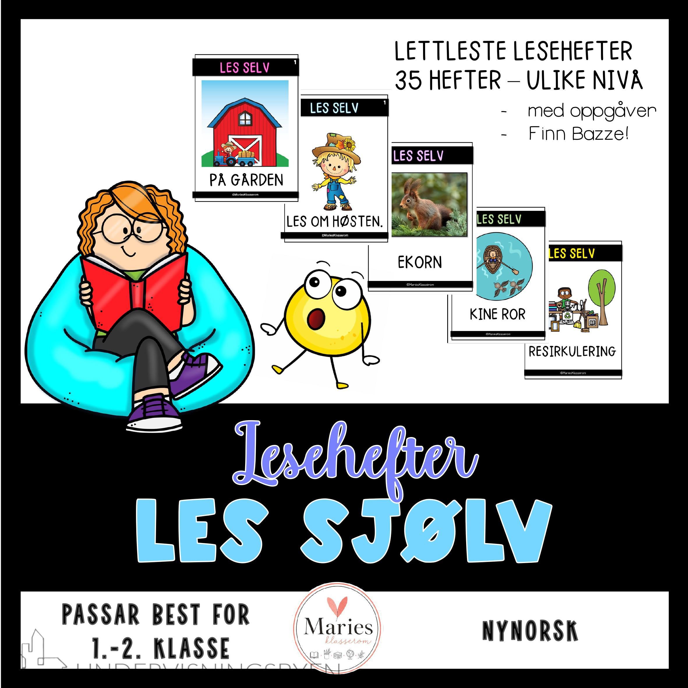 LES SJØLV lesehefter NYNORSK