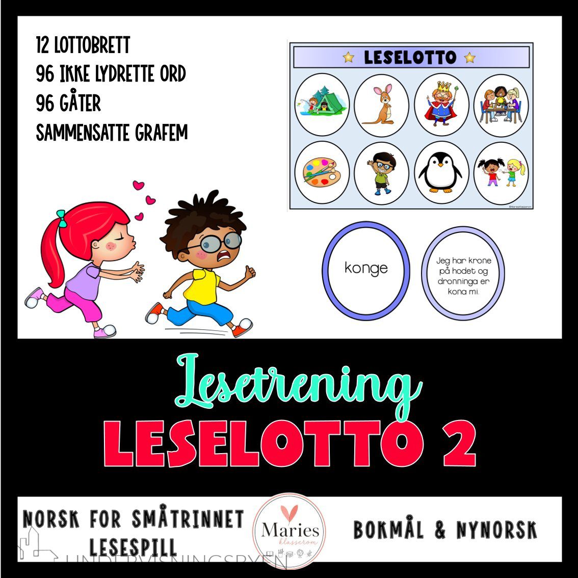LESELOTTO 2 ikke-lydrette ord