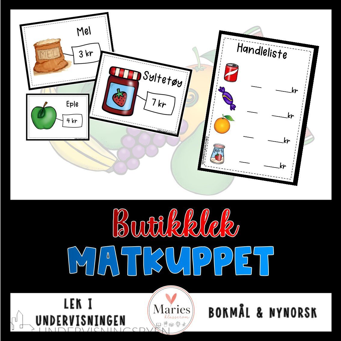 MATKUPPET lek butikk