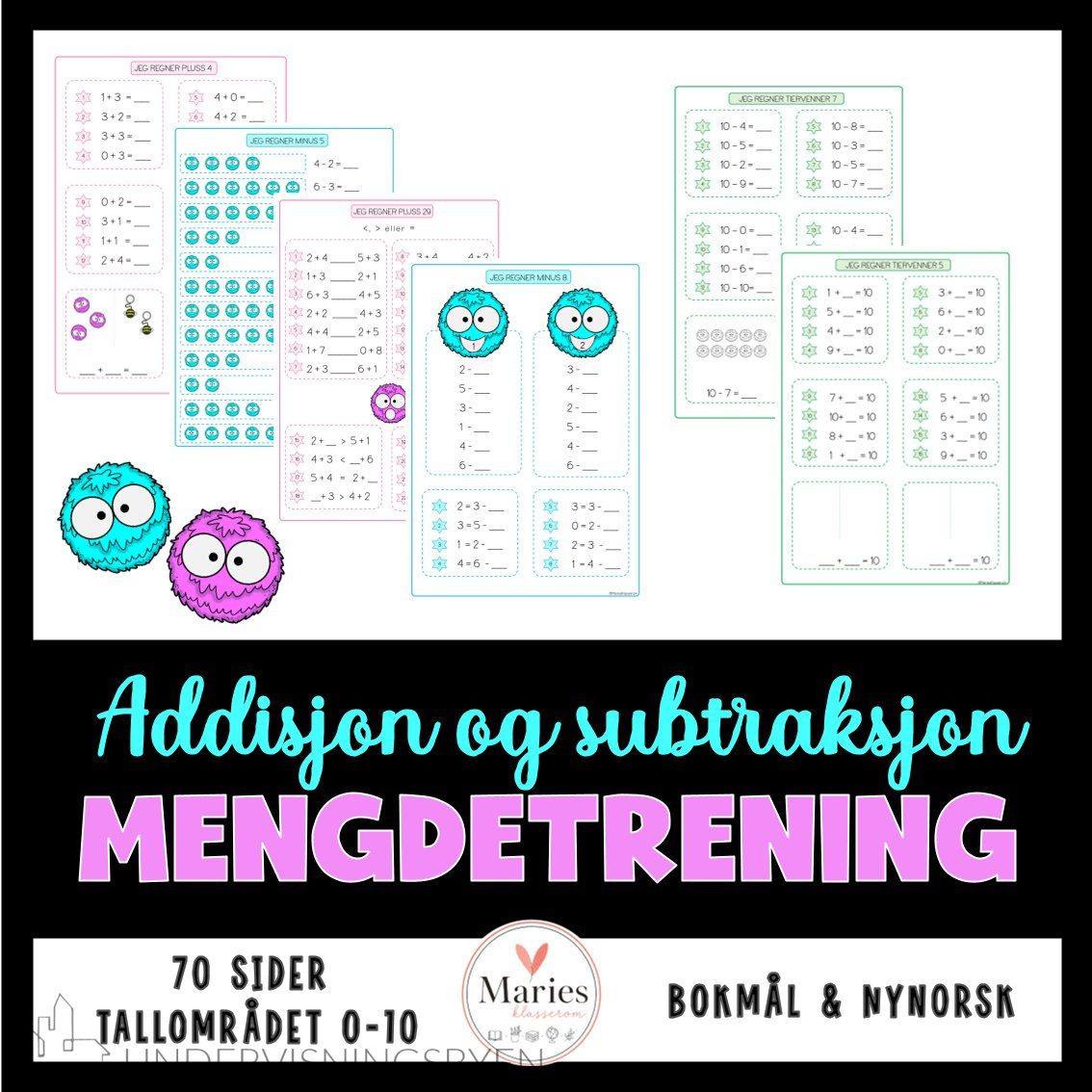 MENGDETRENING addisjon og subtraksjon