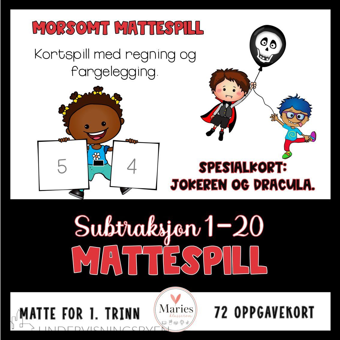 MATTESPILL subtraksjon