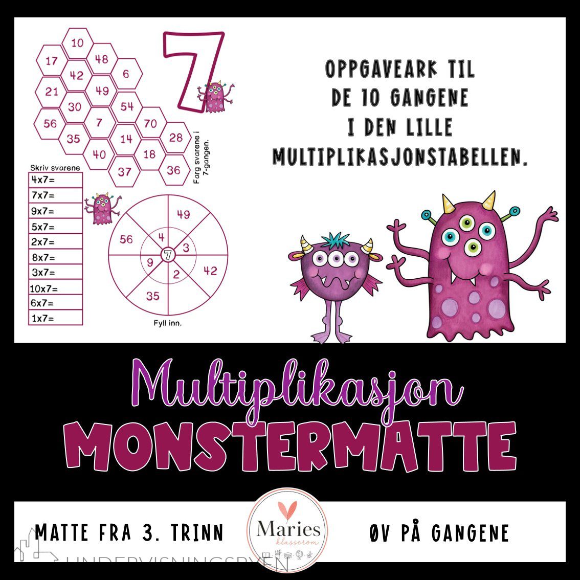 MONSTERMATTE multiplikasjon