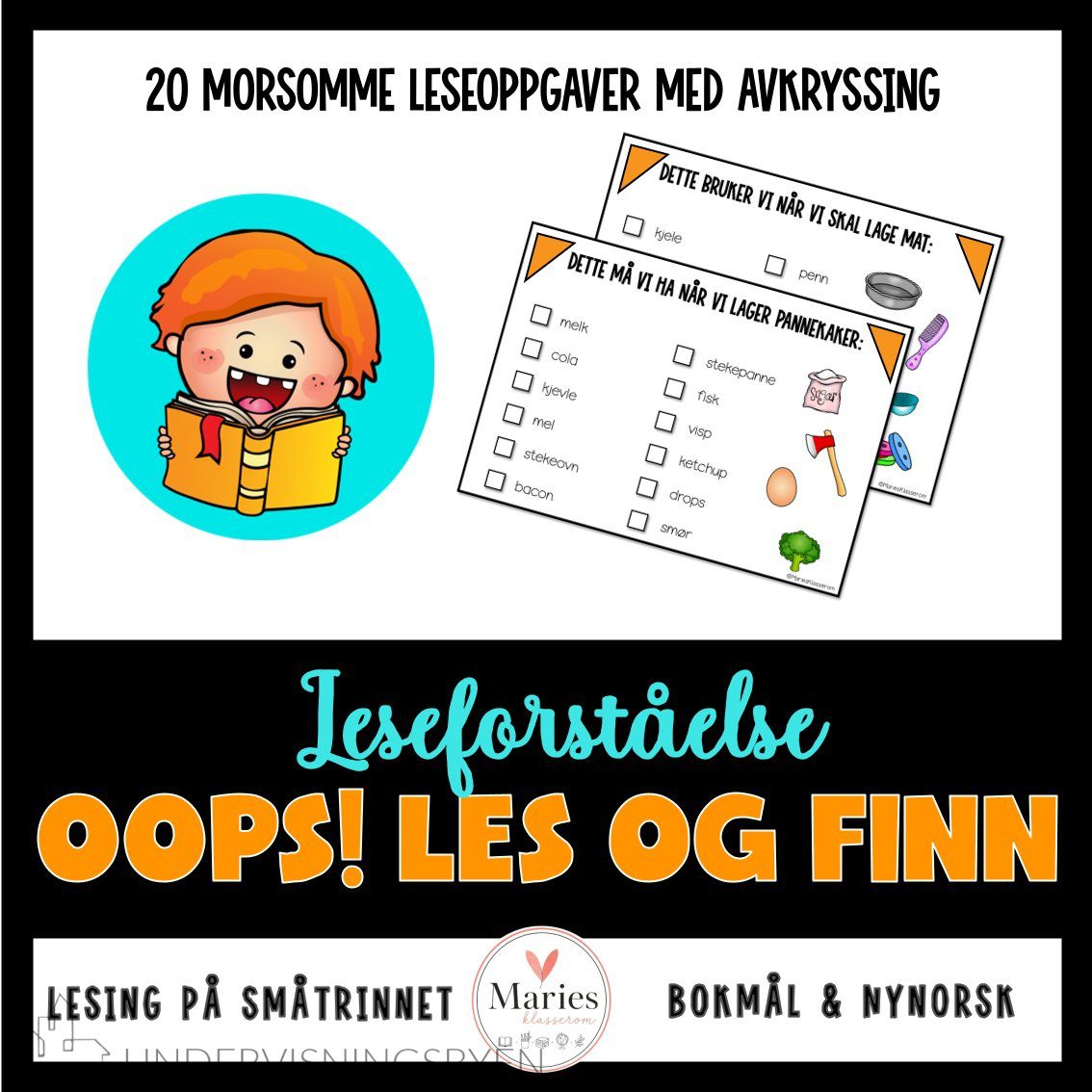 OOPS! Les og finn