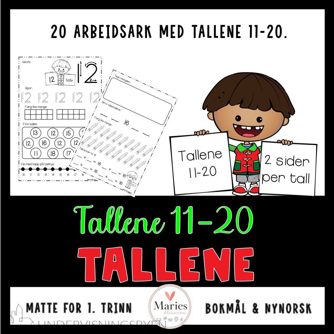 TALLENE 11-20 arbeidsark