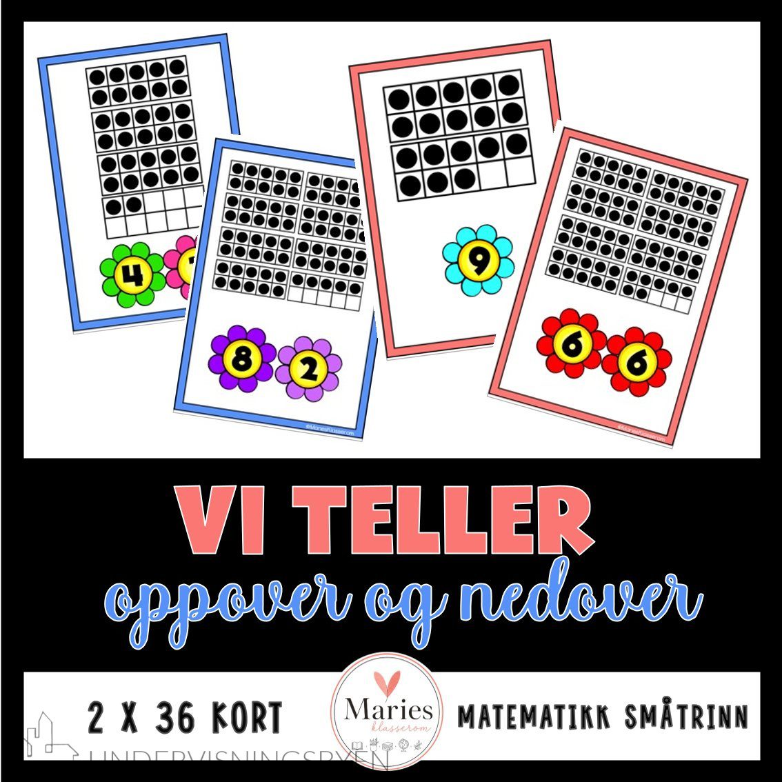 VI TELLER OPPOVER OG NEDOVER