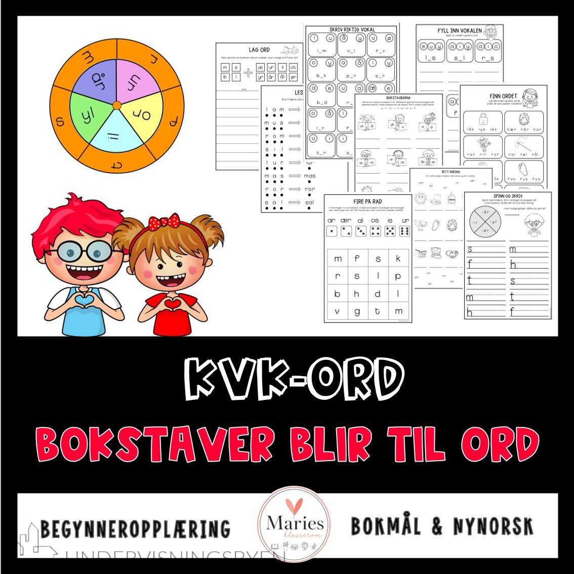 BOKSTAVER BLIR TIL ORD