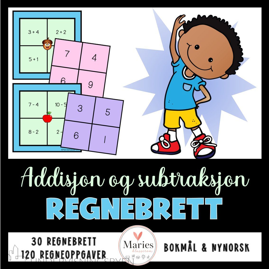 REGNEBRETT til 10