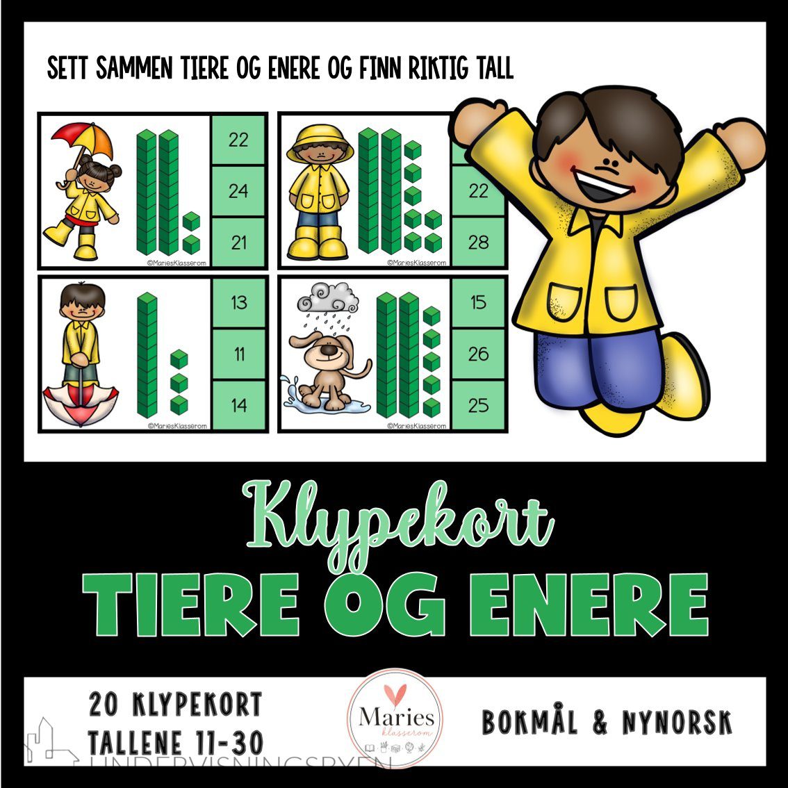 TIERE OG ENERE KLYPEKORT