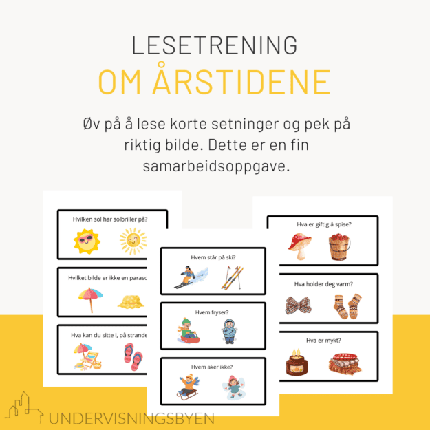 Lesetrening om årstidene